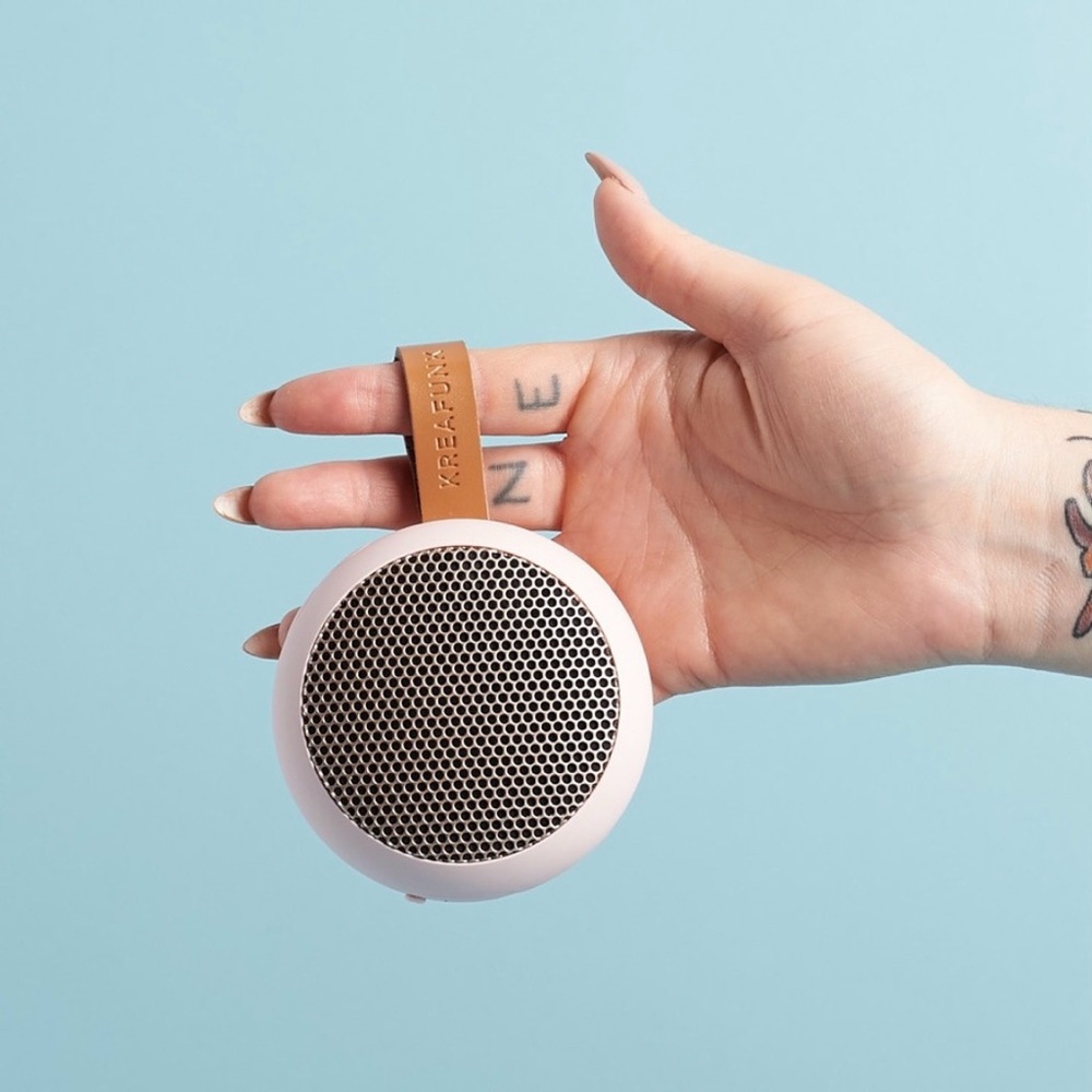 Kreafunk for Free People aGo Portable Speaker in Dusty Pink - Picture 9 of 13